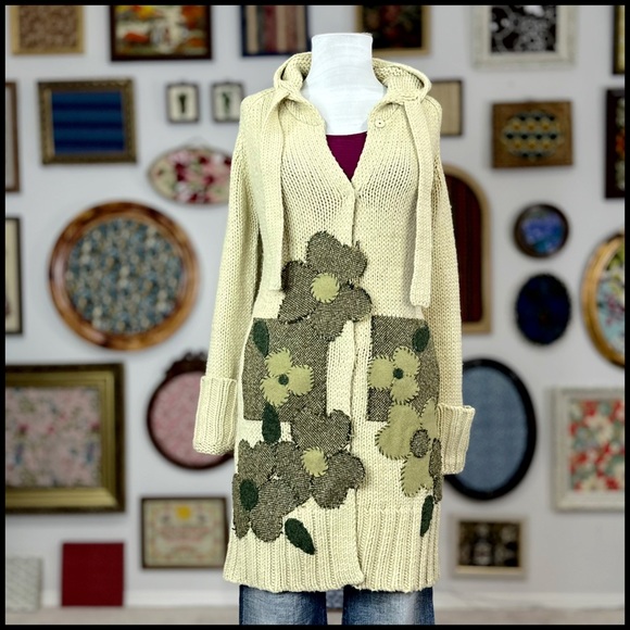 2004 Antho “Turning Leaves Sweater Coat” by Field Flower - Picture 2 of 15